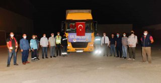 Adana Büyükşehir'in yardım tırı İzmir'de