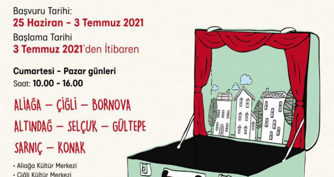 İzmir'de 'Mahalle Tiyatroları' için kayıtlar başladı