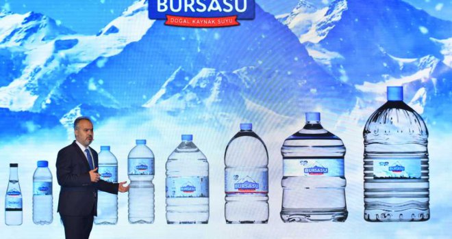 Büyükşehir'in yeni markası ‘Bursa Su'