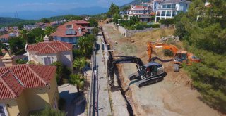 Hisarönü-Ovacık Kanalizasyon Hat Çalışmaları Devam Ediyor