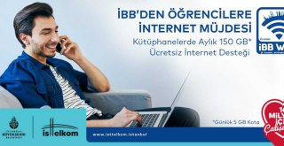 İBB ÖĞRENCİLERE İNTERNET DESTEĞİNİ AYLIK 150 GB'YE ÇIKARTIYOR