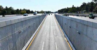 TÜRK KIZILAYI CADDESİ'NDEKİ KÖPRÜLÜ KAVŞAKLAR TRAFİĞE AÇILDI