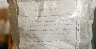 Yardım kolilerinden kalpleri ısıtan mesajlar çıkıyor