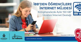 İBB ÖĞRENCİLERE İNTERNET DESTEĞİNİ AYLIK 150 GB'YE ÇIKARTIYOR