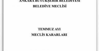 BÜYÜKŞEHİR BELEDİYE MECLİS KARARLARI ARTIK ONLİNE