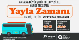 BÜYÜKŞEHİR'DEN VARSAK YAYLASINA OTOBÜS SEFERİ