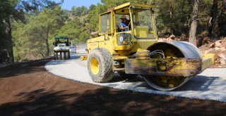 Karaağaç'ta Yol Çalışmaları Tamamlandı