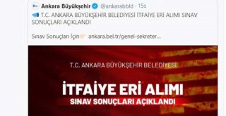 BAŞKENT'İN YENİ İTFAİYE ERLERİ BELLİ OLDU