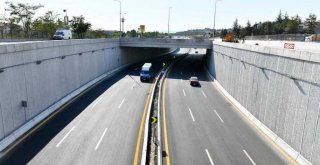 TÜRK KIZILAYI CADDESİ'NDEKİ KÖPRÜLÜ KAVŞAKLAR TRAFİĞE AÇILDI