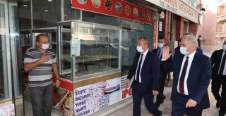 Denizli'de Kovid-19 denetimleri sürüyor