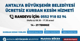 BÜYÜKŞEHİR KURBAN KESİM YERLERİNİ BELİRLEDİ