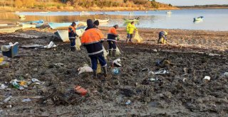 BARAJ HAVZALARINDAN 40 TON ATIK ÇIKTI