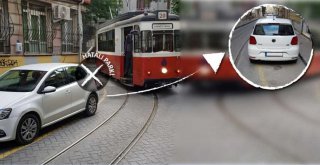 ​TRAMVAY SEFERLERİNE 160 KEZ HATALI PARK ENGELİ