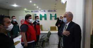 Başkan Zolan, İHH ve AKUT'u ziyaret etti
