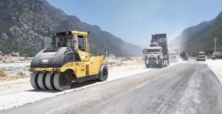 DEMRE KÖŞKERLER YOLU ASFALTLANDI