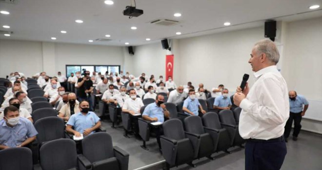 Başkan Zolan, otobüs şoförleri ile bir araya geldi