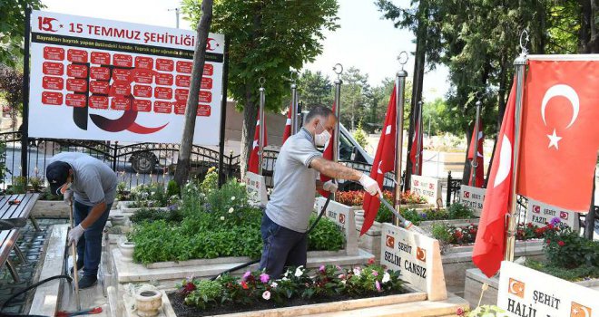 BÜYÜKŞEHİR 15 TEMMUZ ŞEHİTLERİNİ UNUTMADI