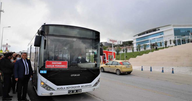 Büyükşehir Sağlık Çalışanlarını Ücretsiz Taşıyor