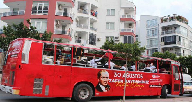 BÜYÜKŞEHİR'İN ZAFER BAYRAMI KUTLAMALARI BAŞLADI