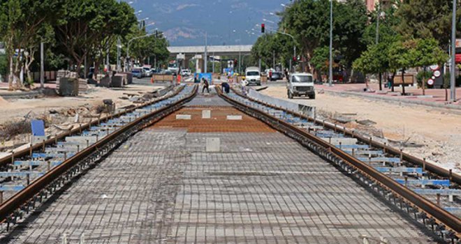 ANTALYA 'DA 3. ETAP RAYLI SİSTEM PROJESİ HIZLA İLERLİYOR