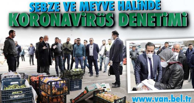 SEBZE VE MEYVE HALİNDE KORONAVİRÜS DENETİMİ