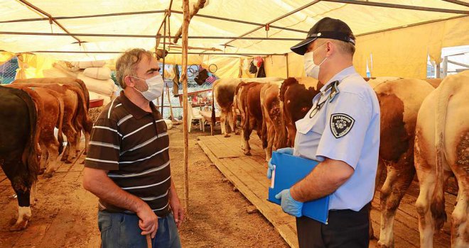 KURBAN SATIŞ VE KESİM YERLERİNDE TEDBİRLER ALINDI