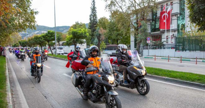 Bursa'da motorize coşku