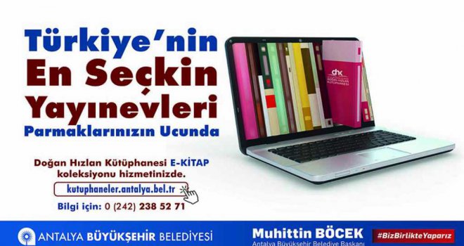 E-Kitap koleksiyonu okurlarını bekliyor