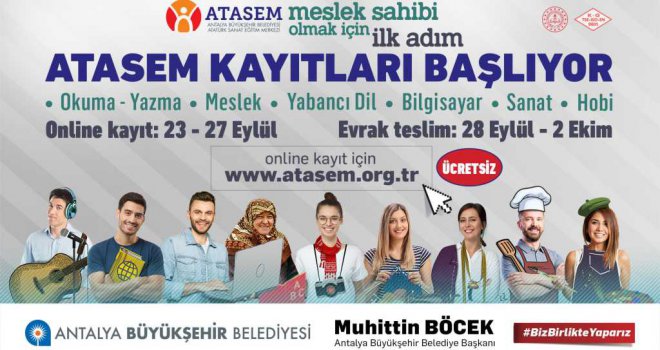 ATASEM KAYITLARI BAŞLIYOR