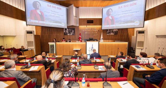 Başkan Soyer Karaburun Belediye Başkanı’nı dinledi