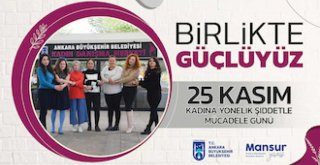 BÜYÜKŞEHİR'DEN 'KADINA KARŞI ŞİDDETLE MÜCADELEYE' DESTEK