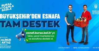 Büyükşehir'den esnafa destek